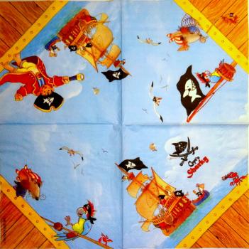 036 Pirat - 3-ply - Die Spiegelburg - Capt'n Sharky